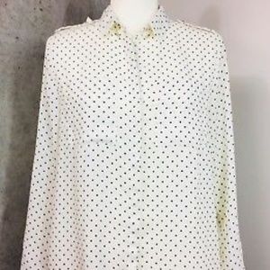 Polka Dot H&M long sleeve buttondown